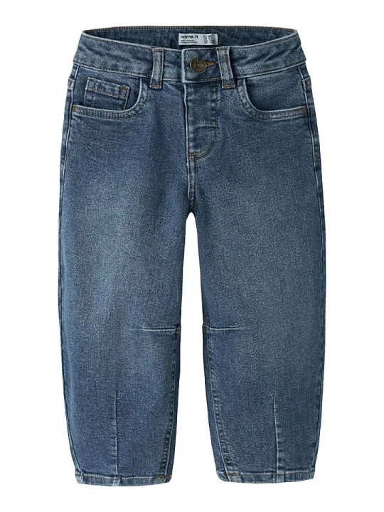 Zdjęcie produktu name it Dżinsy "Bella" - Comfort fit - w kolorze niebieskim rozmiar: 128