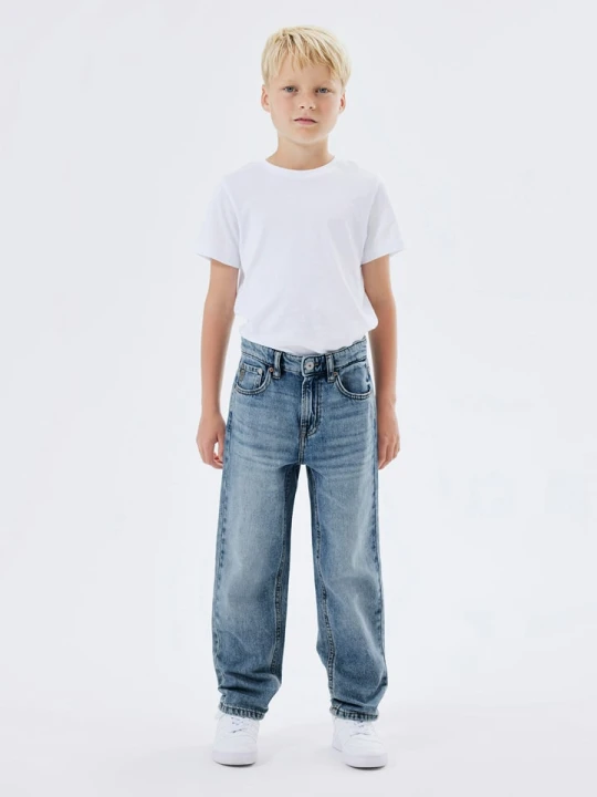 Zdjęcie produktu name it Dżinsy "Ryan" - Comfort fit - w kolorze błękitnym rozmiar: 164