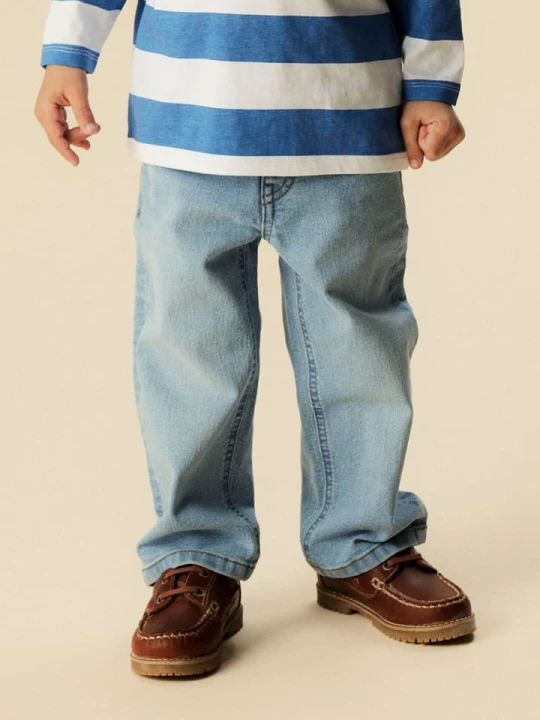 Zdjęcie produktu name it Dżinsy "Ryan" - Straight fit - w kolorze błękitnym rozmiar: 116
