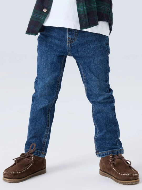 Zdjęcie produktu name it Dżinsy "Silas" - Slim fit - w kolorze granatowym rozmiar: 92
