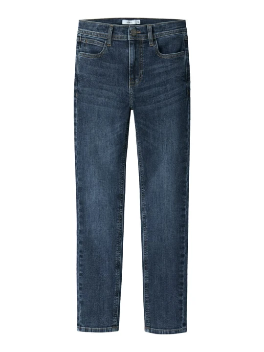Zdjęcie produktu name it Dżinsy "Silas" - Slim fit - w kolorze granatowym rozmiar: 140