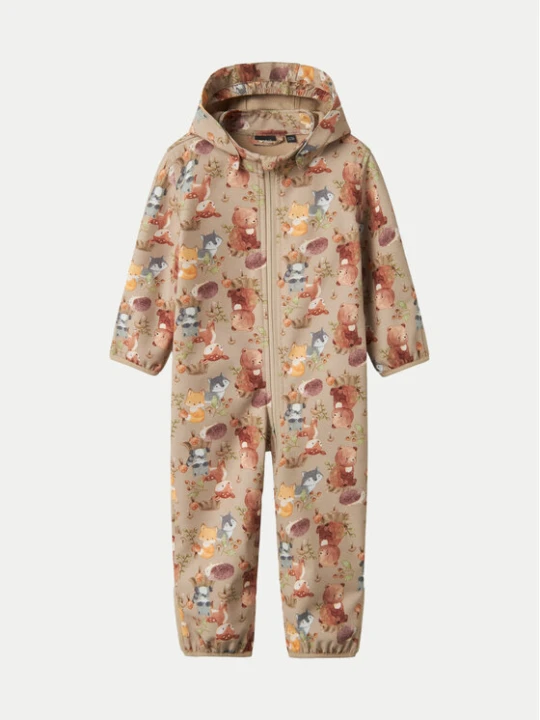 Zdjęcie produktu NAME IT Kombinezon softshell Alfa 13232337 Beżowy Regular Fit