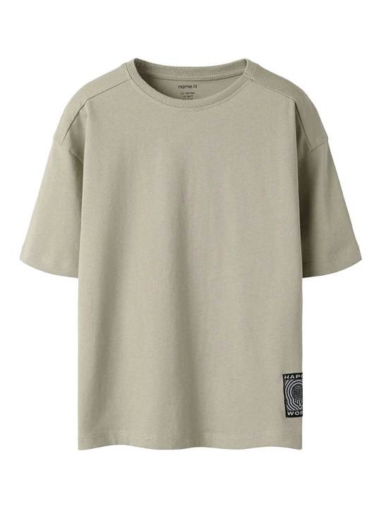 Zdjęcie produktu name it Koszulka "Frank" w kolorze khaki rozmiar: 134 / 140