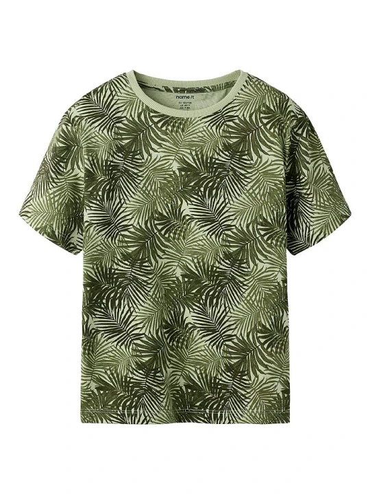 Zdjęcie produktu name it Koszulka "Jaxon" w kolorze khaki rozmiar: 146 / 152