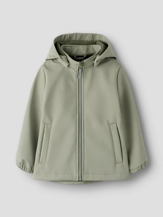 Zdjęcie produktu name it Kurtka softshellowa "Palf" w kolorze khaki rozmiar: 92