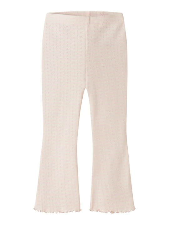 Zdjęcie produktu name it Legginsy "Bensa" w kolorze jasnoróżowo-żółtym rozmiar: 110