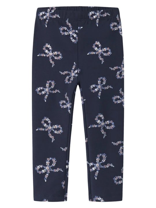 Zdjęcie produktu name it Legginsy "Olukria" w kolorze granatowym rozmiar: 92