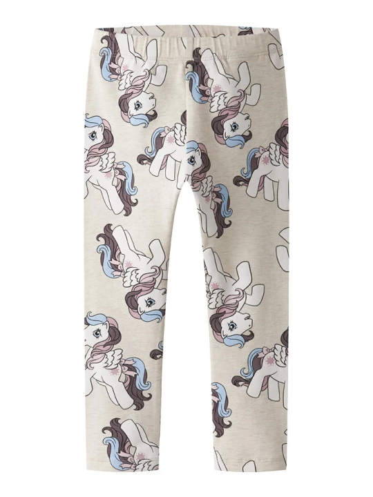 Zdjęcie produktu name it Legginsy "Omba" w kolorze beżowym rozmiar: 104