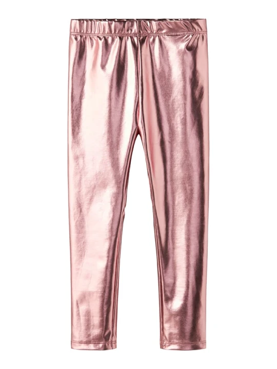 Zdjęcie produktu name it Legginsy "Rispa" w kolorze jasnoróżowym rozmiar: 122