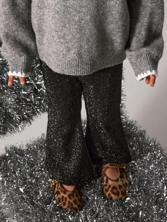 Zdjęcie produktu name it Legginsy "Roisin" w kolorze czarnym rozmiar: 122