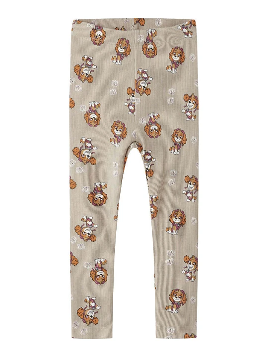 Zdjęcie produktu name it Legginsy "Sanina" w kolorze beżowym rozmiar: 92