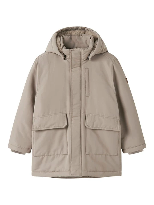 Zdjęcie produktu name it Parka "Marlow" w kolorze beżowym rozmiar: 164