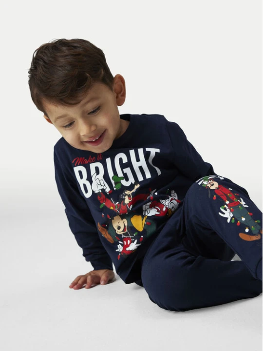 Zdjęcie produktu NAME IT Piżama Mickey 13234179 Granatowy Regular Fit