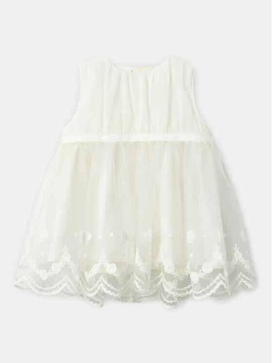 Zdjęcie produktu NAME IT Sukienka elegancka Demille 13240057 Écru Regular Fit Kremowy