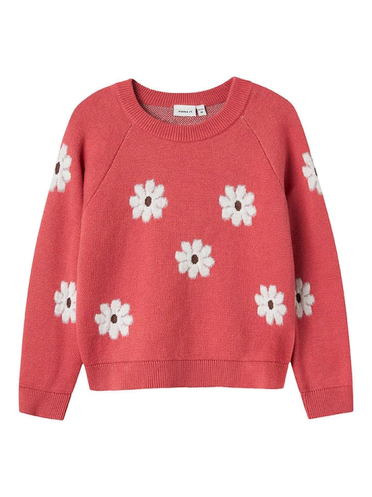 Zdjęcie produktu name it Sweter "Leia" w kolorze czerwonym rozmiar: 104