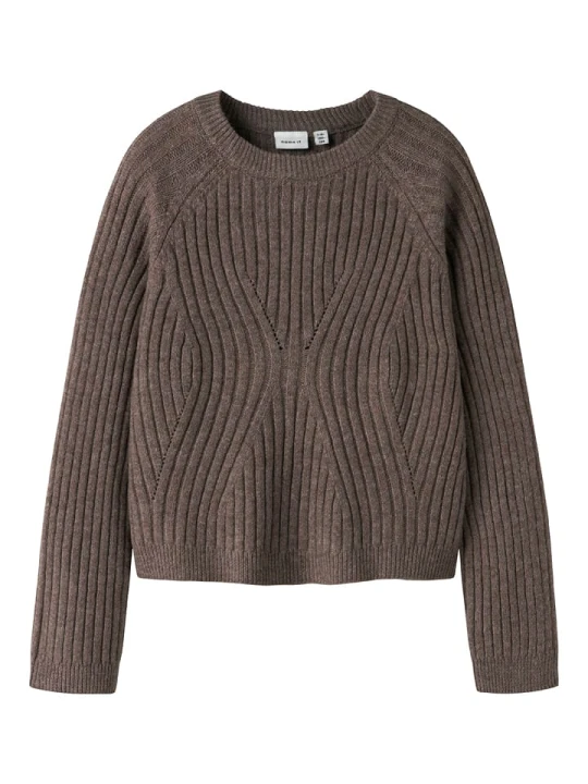 Zdjęcie produktu name it Sweter "Rikine" w kolorze brązowym rozmiar: 146/152