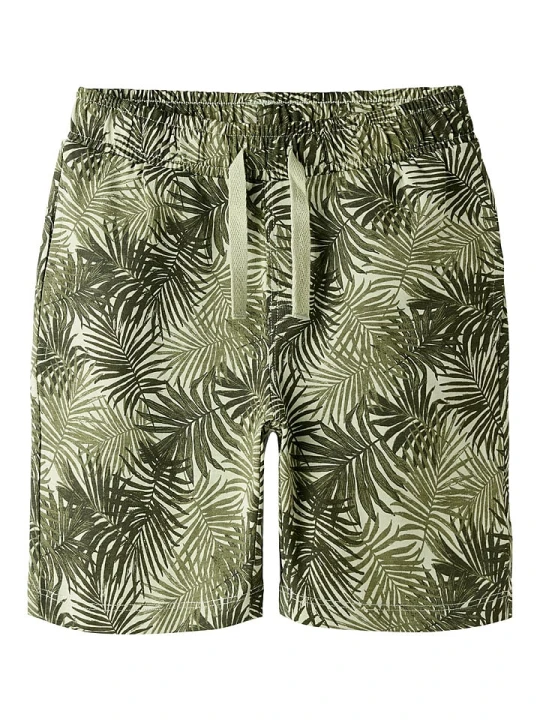 Zdjęcie produktu name it Szorty dresowe "Jaxon" w kolorze khaki rozmiar: 134