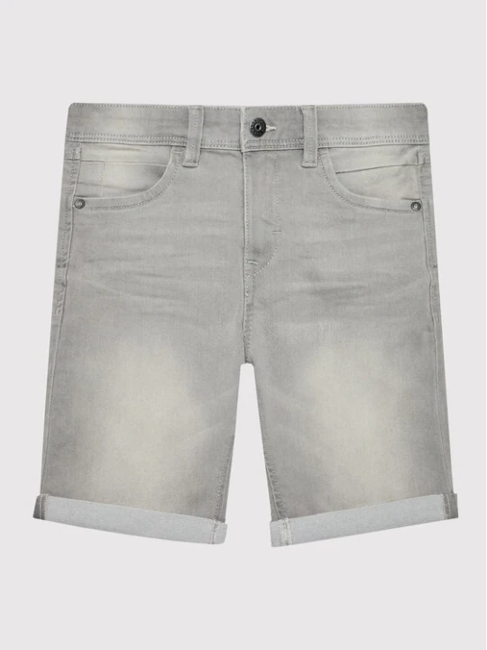 Zdjęcie produktu NAME IT Szorty jeansowe 13150022 Szary Slim Fit