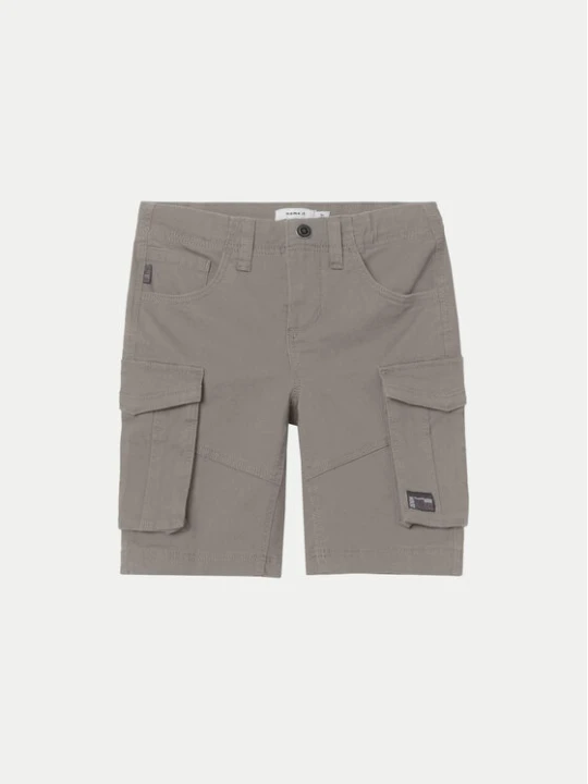Zdjęcie produktu NAME IT Szorty materiałowe 13198124 Szary Regular Fit