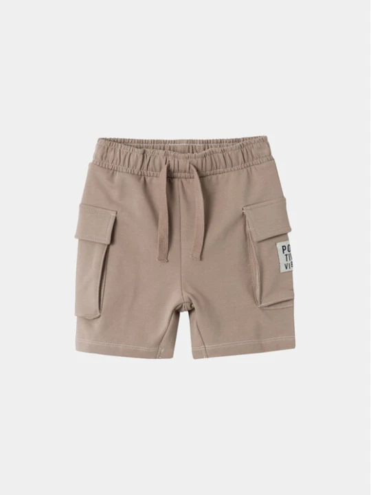Zdjęcie produktu NAME IT Szorty materiałowe Dylan 13228567 Beżowy Regular Fit