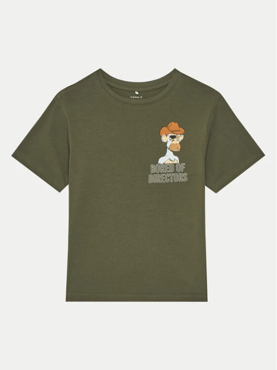 Zdjęcie produktu NAME IT T-Shirt 13238524 Zielony Regular Fit