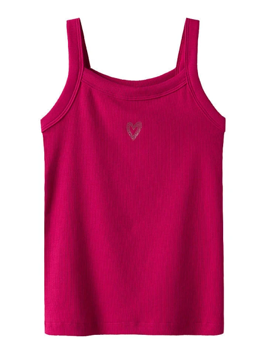 Zdjęcie produktu name it Top "Haisy" w kolorze czerwonym rozmiar: 146 / 152