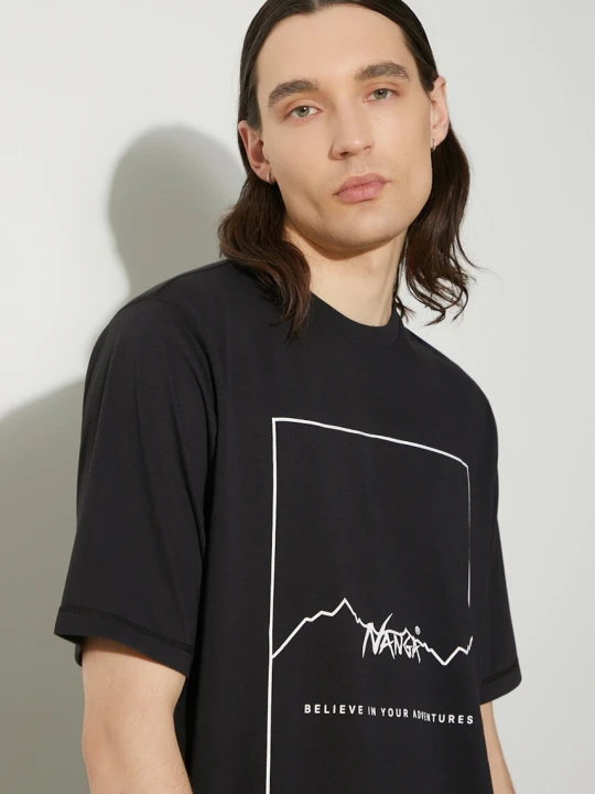 Zdjęcie produktu Nanga t-shirt Dry Mix Frame Logo Tee