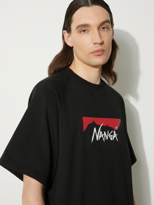 Zdjęcie produktu Nanga t-shirt Eco Hybrid Box Logo Loose Fit Tee