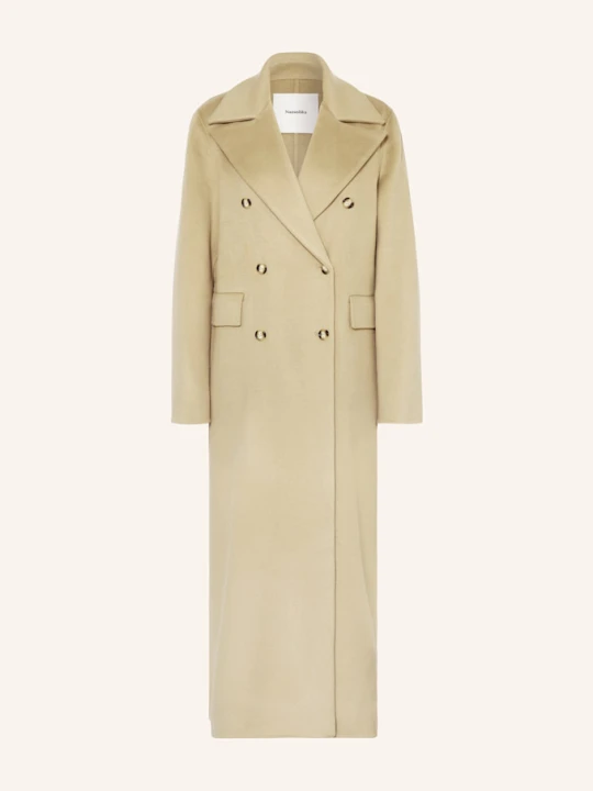 Zdjęcie produktu Nanushka Płaszcz Wełniany Damira beige OLIWKOWY