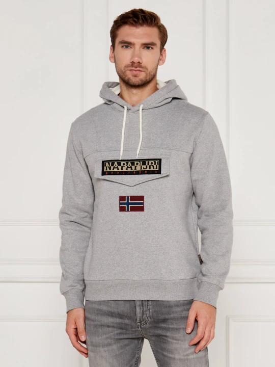 Zdjęcie produktu Napapijri Bluza Burgee | Regular Fit szary
