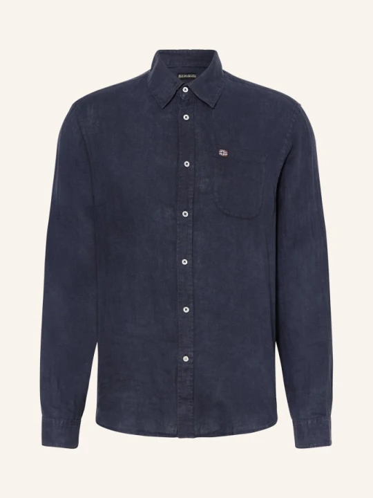 Zdjęcie produktu Napapijri Koszula Z Lnu G-Linen Ls Regular Fit blau GRANATOWY