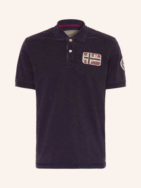 Zdjęcie produktu Napapijri Koszulka Polo Piqué E-Archive blau GRANATOWY