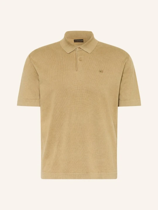 Zdjęcie produktu Napapijri Koszulka Polo Z Dżerseju Hudson beige KHAKI
