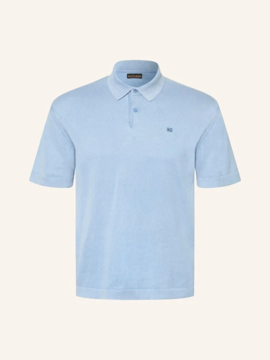 Zdjęcie produktu Napapijri Koszulka Polo Z Dżerseju Hudson blau JASNONIEBIESKI