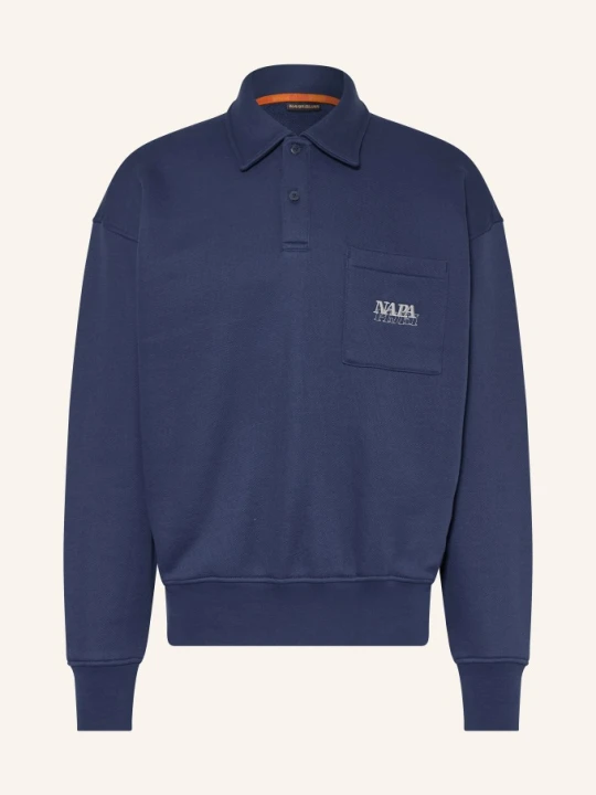 Zdjęcie produktu Napapijri Koszulka Polo Z Dżerseju Mirrat blau GRANATOWY