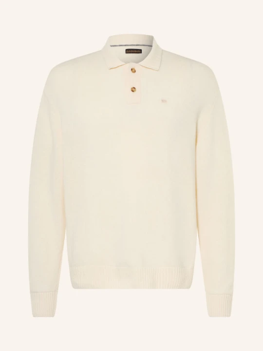 Zdjęcie produktu Napapijri Koszulka Polo Z Dzianiny D-Ordin beige ECRU