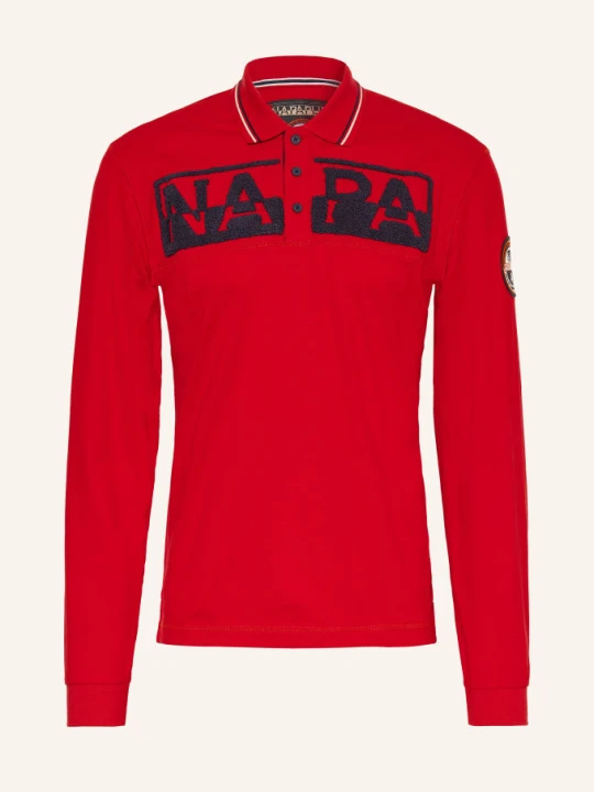 Zdjęcie produktu Napapijri Koszulka Polo Z Jerseyu E-Archive O Luźnym Kroju rot