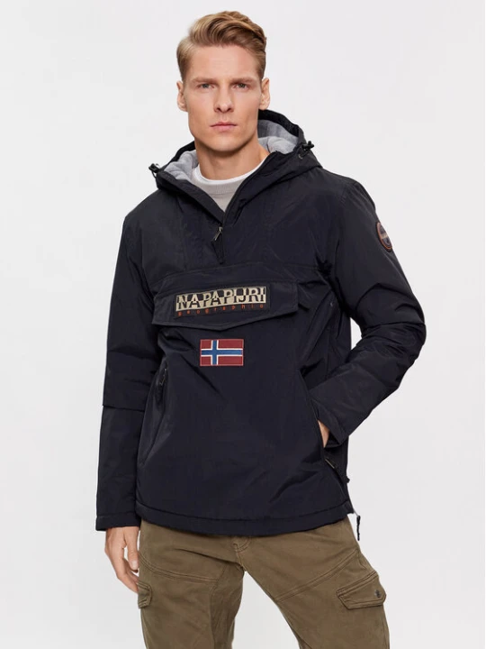 Zdjęcie produktu Napapijri Kurtka anorak Rainforest Pocket 2 NP0A4GMD Czarny Regular Fit