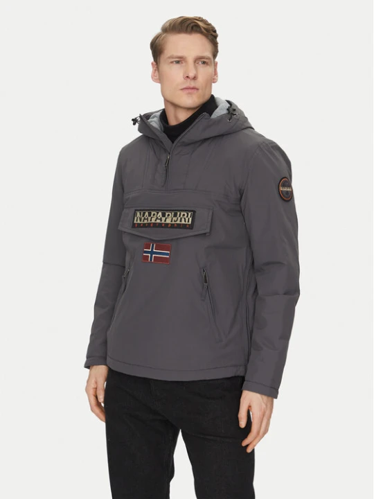 Zdjęcie produktu Napapijri Kurtka anorak Rainforest Pocket 2 NP0A4GMD Szary Regular Fit