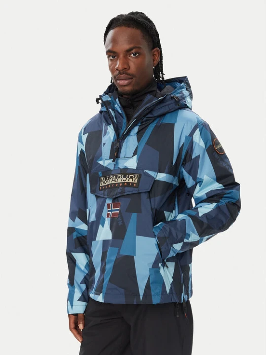 Zdjęcie produktu Napapijri Kurtka anorak Rf Next Aop 1 NP0A8AHX Granatowy Regular Fit
