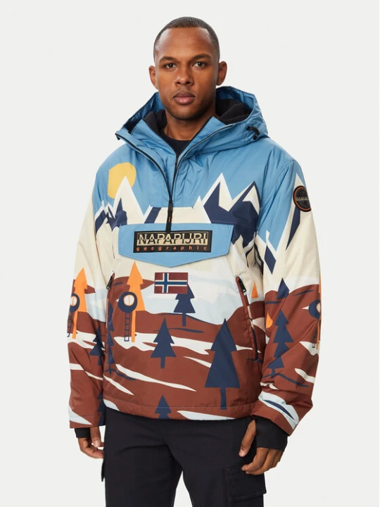 Zdjęcie produktu Napapijri Kurtka anorak Rf Next Aop 1 NP0A8AHX Kolorowy Regular Fit