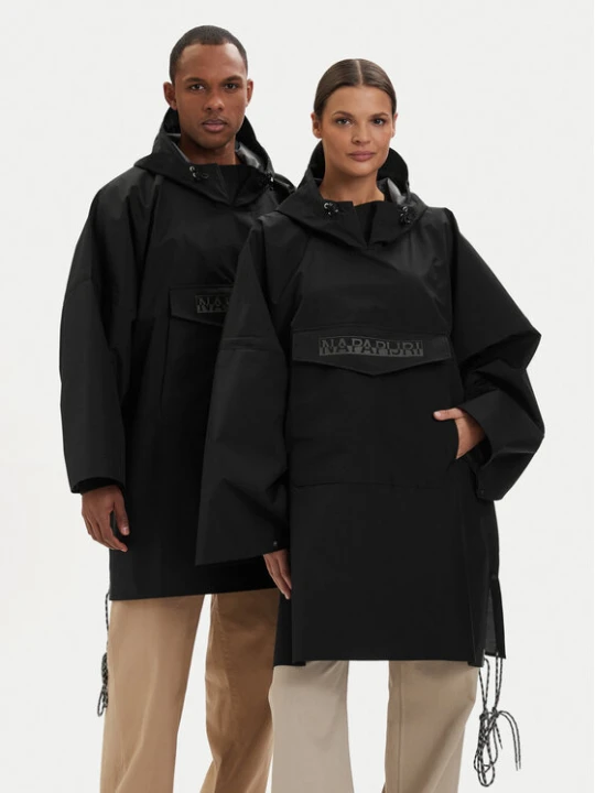 Zdjęcie produktu Napapijri Kurtka przeciwdeszczowa A-Raincape L NP0A4H4D9411 Czarny Oversize