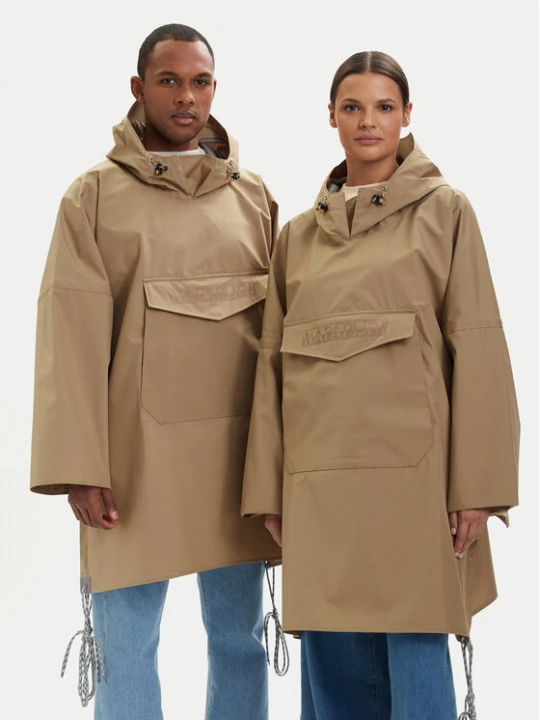 Zdjęcie produktu Napapijri Kurtka przeciwdeszczowa A-Raincape L NP0A4H4DN2D1 Beżowy Oversize