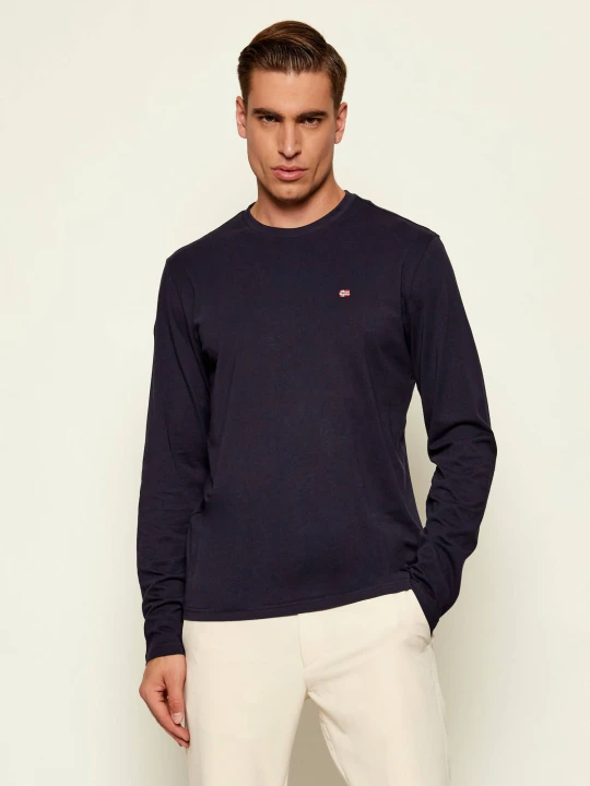 Zdjęcie produktu Napapijri Longsleeve SALIS | Regular Fit granatowy