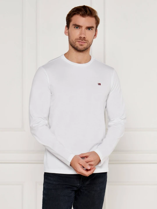 Zdjęcie produktu Napapijri Longsleeve SALIS | Regular Fit biały