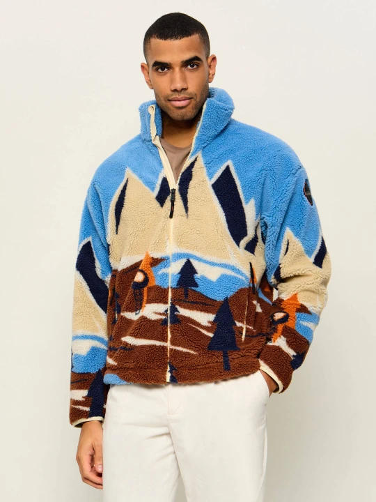 Zdjęcie produktu Napapijri Polarowa kurtka T-Fleece FZ | Loose fit