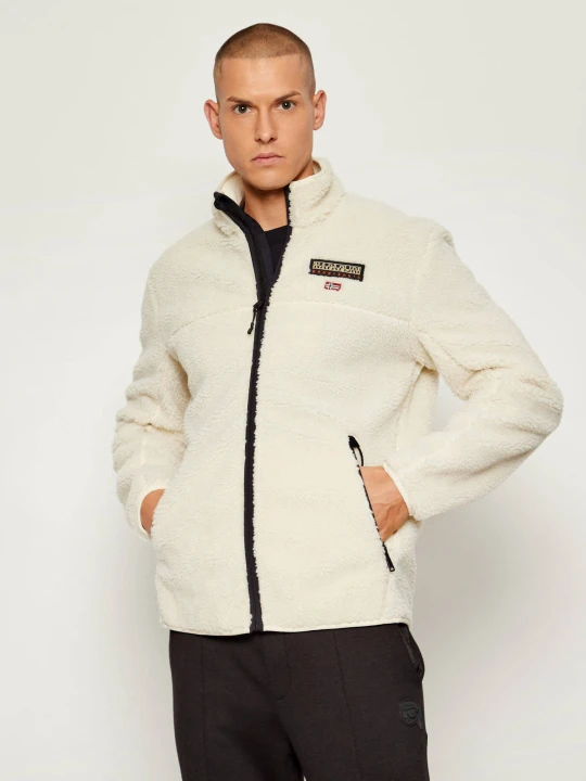 Zdjęcie produktu Napapijri Polarowa kurtka T-Tynik FZ | Regular Fit ecru