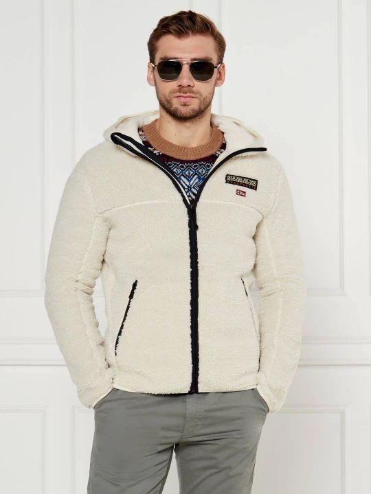 Zdjęcie produktu Napapijri Polarowa kurtka T-Tynik | Regular Fit ecru