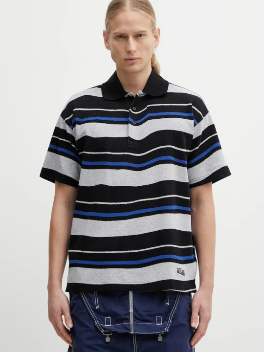 Zdjęcie produktu Napapijri polo bawełniane Napapijri x Martine Rose czarny