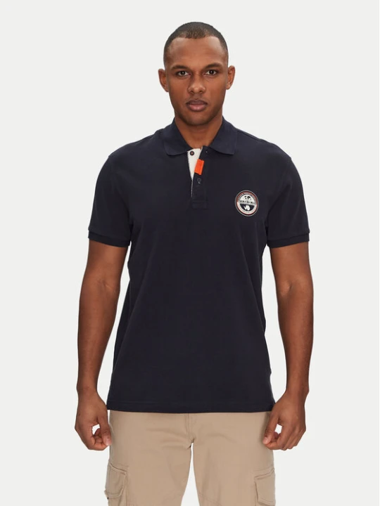 Zdjęcie produktu Napapijri Polo E-Clanis NP0A4ID31761 Granatowy Regular Fit